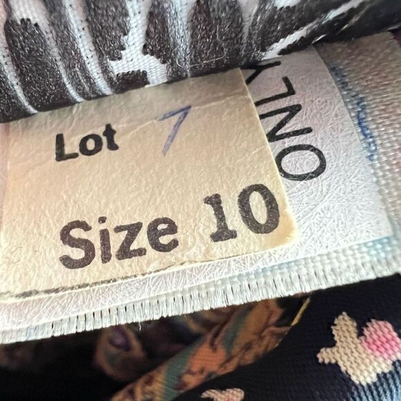 Vintage 80s Tarus II Women’s 10 Victorian Tie Midi Dress Cottagecore Floral USA - Picture 9 of 14